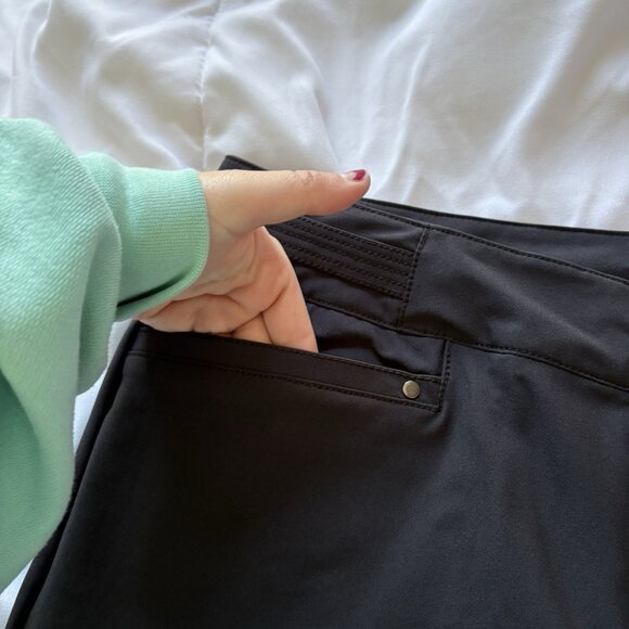 TAIL Performance Pants Womens Size 14 Black Golf Outdoor Workout Pockets - Picture 2 of 9